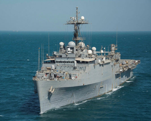 Uss Ponce Photo Afsb 15 Navy Us Usa Military Amphibious Transport Dock Ship