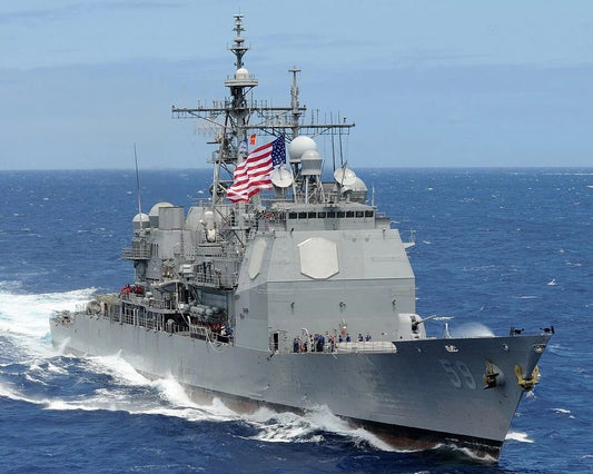 Uss Princeton Magnet Cg 59 Navy Us Usa Military Guided Missile Cruiser