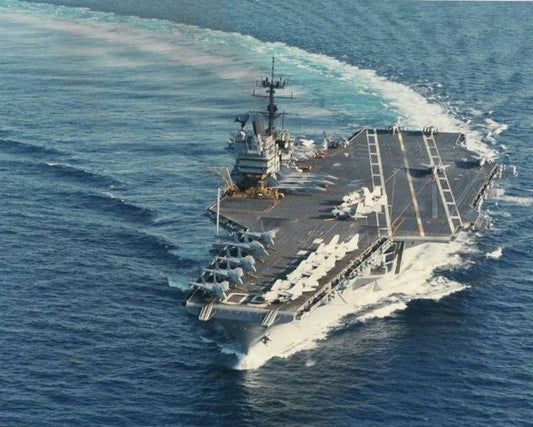 Uss Saratoga Magnet Navy Us Usa Military Aircraft Carrier Picture Color