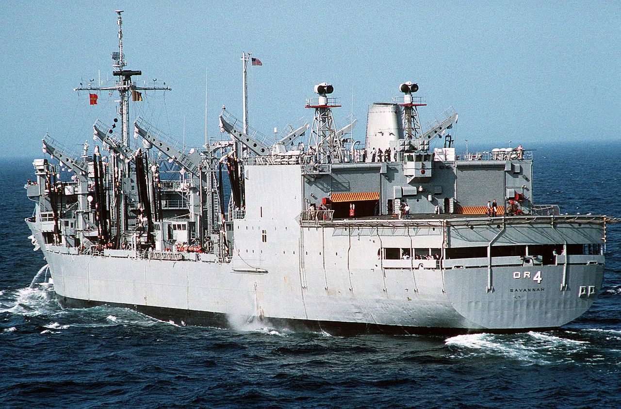 Uss Savannah Magnet Aor 4 Navy Us Military Replenishment Oiler Wide Border