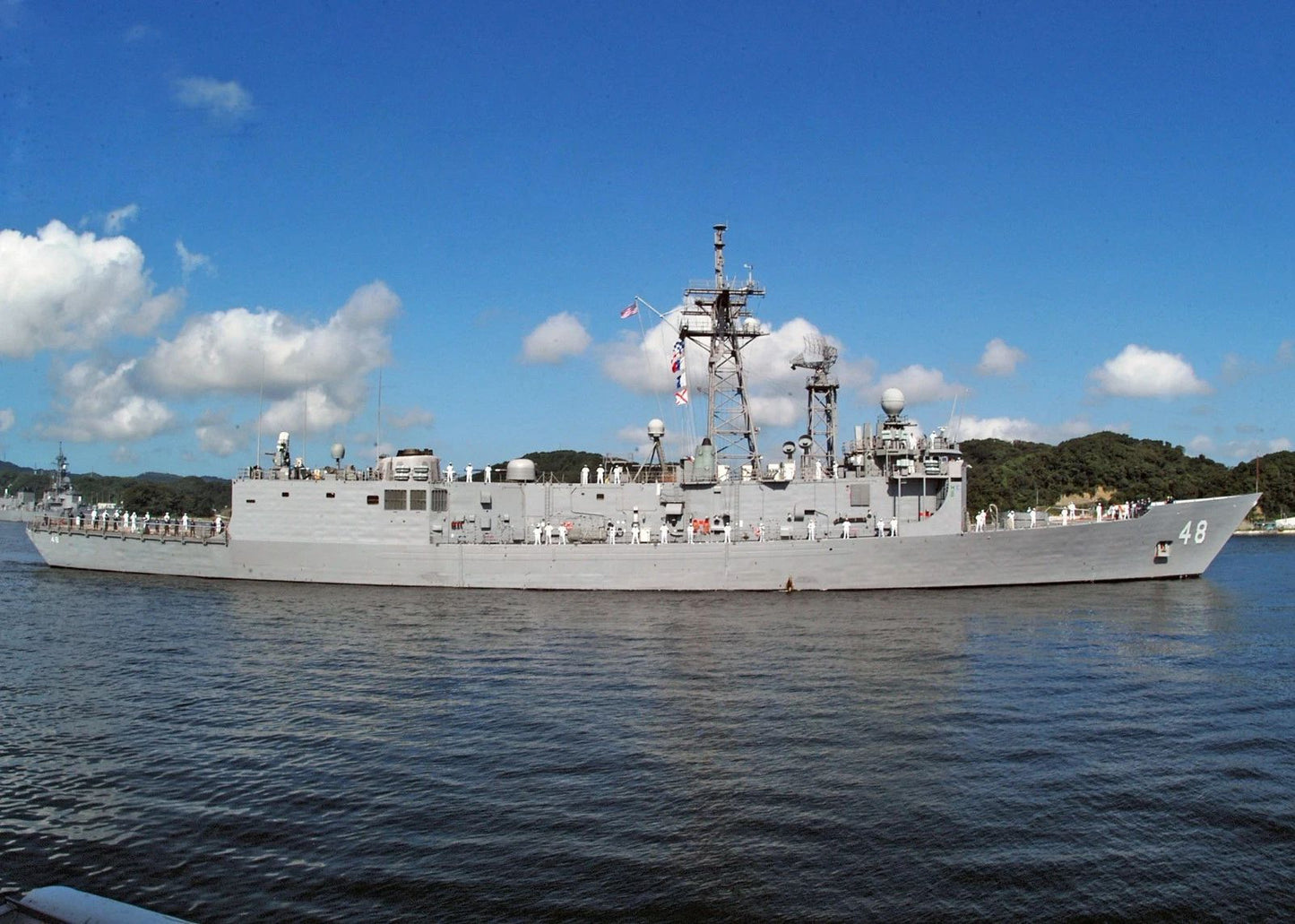 Uss Vandegrift Photo Ffg 48 Navy Usa Military Guided Missile Frigate Ship