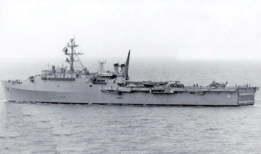 Uss Austi Photo Lpd 4 Navy Usa Military Amphibious Transport Dock Ship Bw