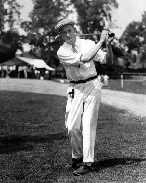 Us Amateur Golfer Francis Ouimet Glossy Photo PGA Swing Print Poster 1