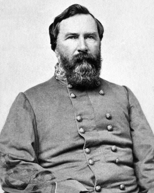 Us Confederate General James Longstreet Glossy Magnet Civil War Magnet