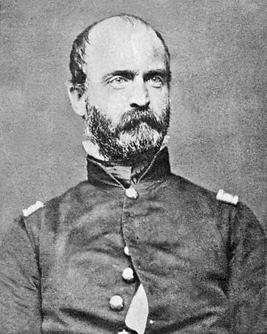 Us Confederate General Lewis Armistead Glossy Keychain Civil War Keychain