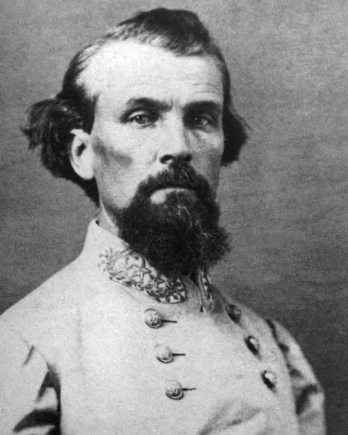Us Confederate General Nathan Bedford Forrest Glossy Keychain Civil War Keychain 2
