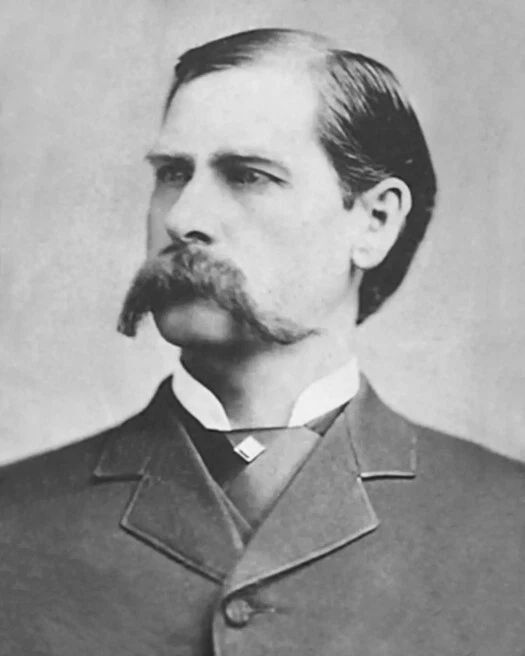 Us Marshal Wyatt Earp Magnet Old West Portrait Gunfighter Print