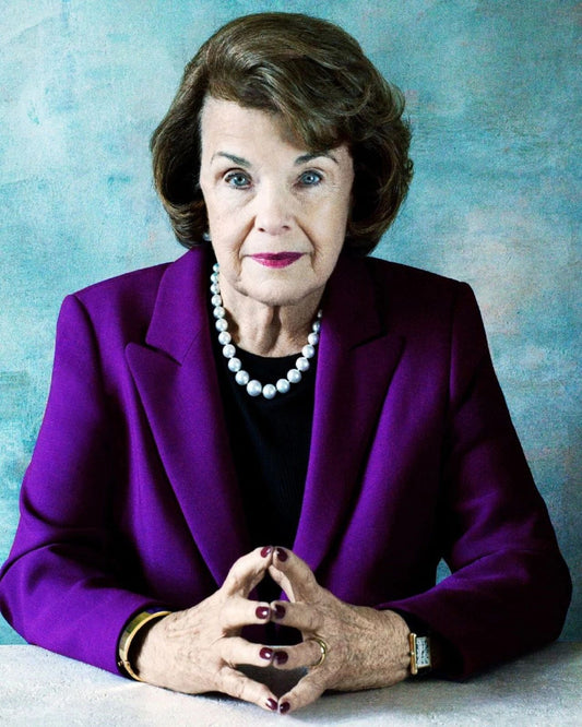 Us Senator Dianne Feinstein Official Portrait Keychain Picture Keychain