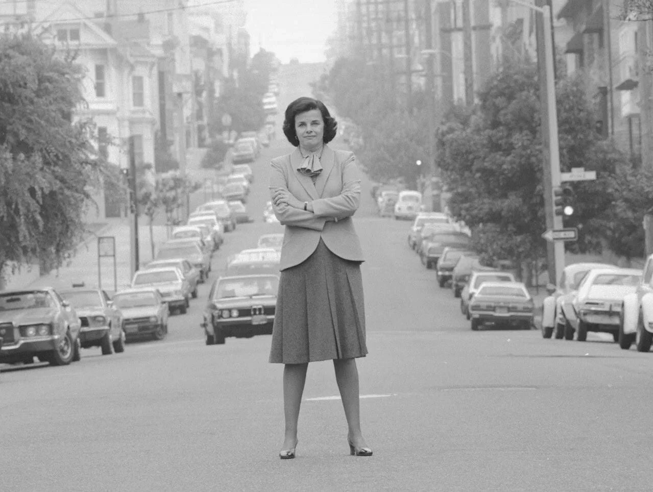 Us Senator Dianne Feinstein In San Francisco Keychain Picture Keychain Print 6X8