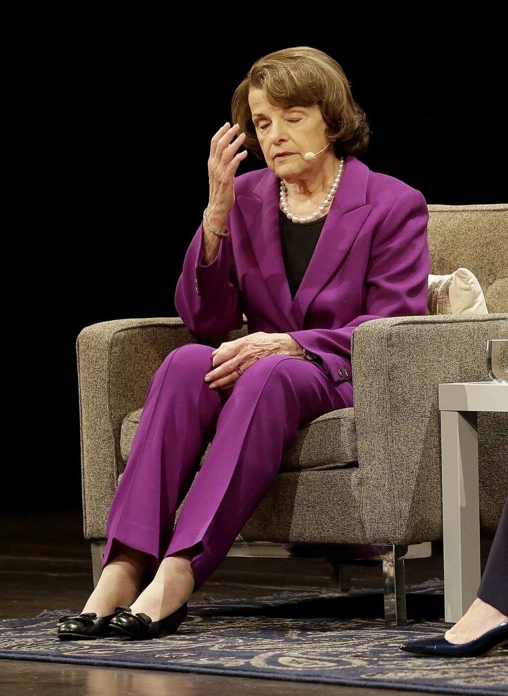 Us Senator From California Dianne Feinstein Picture Magnet Print