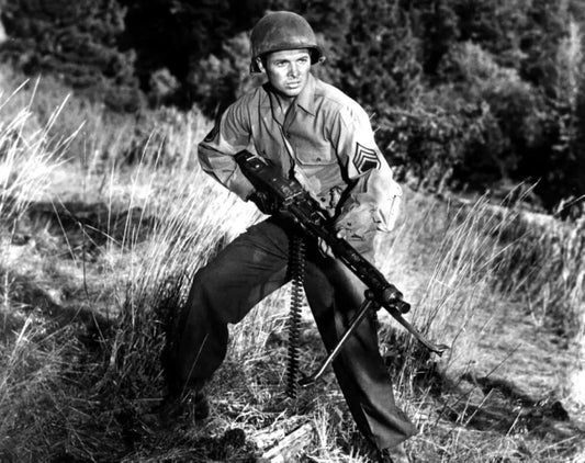 Us Soldier & Actor Audie Murphy Classic Vintage Picture Photo