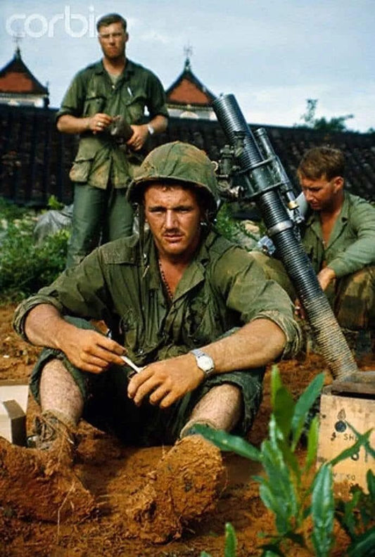 Us Soldiers In Vietnam War Vintage Picture Poster Photo Print