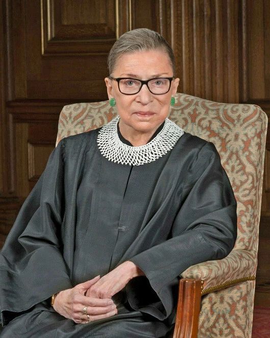 Us Supreme Court Judge Ruth Bader Ginsburg Glossy Keychain Keychain
