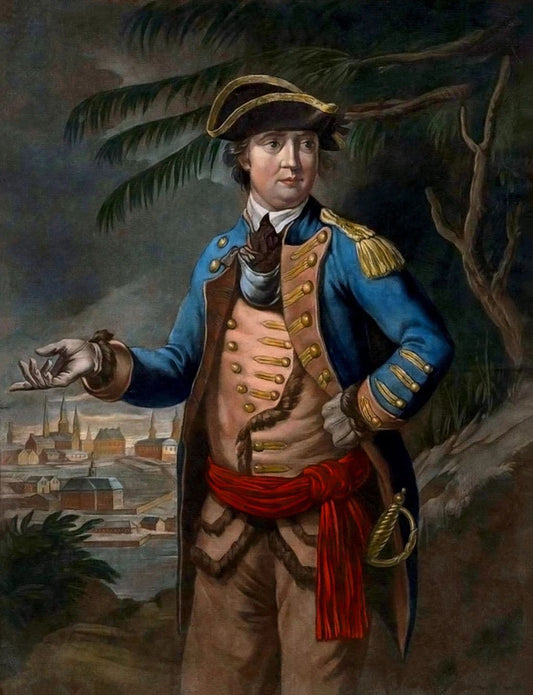 Us Traitor Benedict Arnold Glossy Keychain Painting Keychain American Revolution
