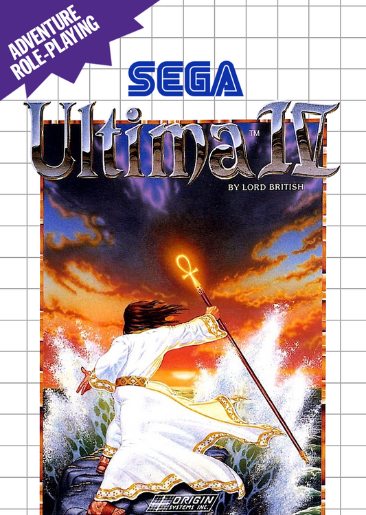 Ultima Iv Quest Of The Avatar Sega Master System Print Poster