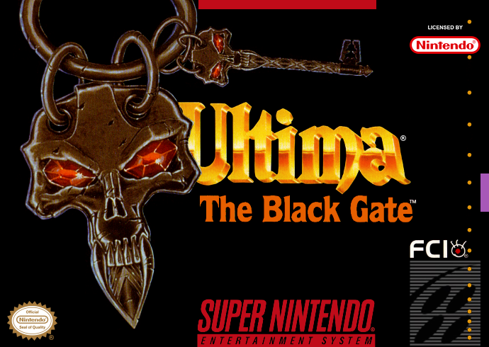 Ultima Vii The Black Gate (Usa) Snes Print Poster