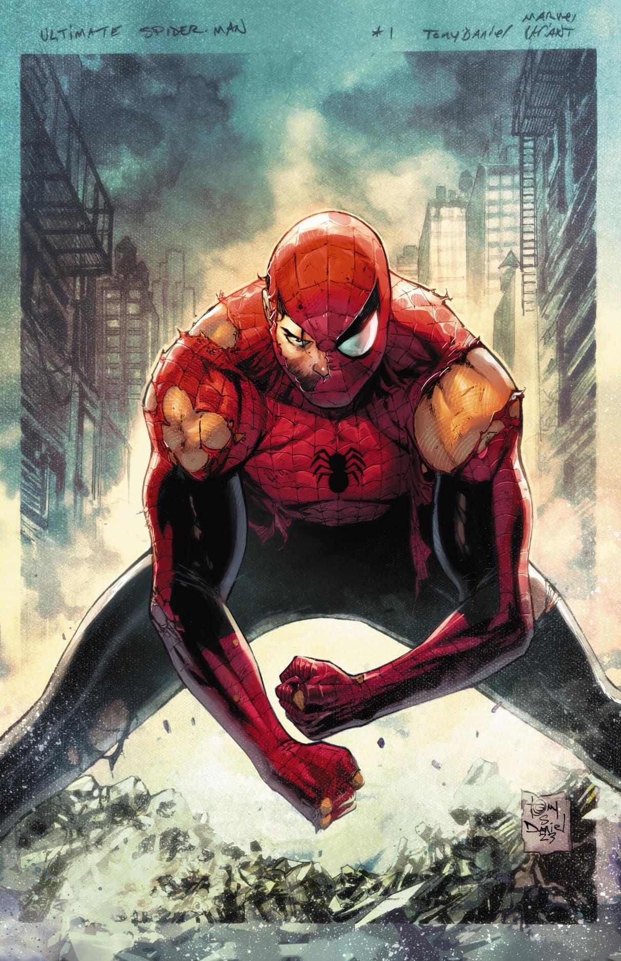 Ultimate Spider Man Action Scene Print Poster