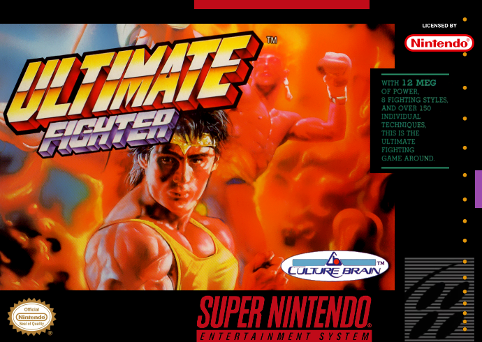 Ultimate Fighter (Usa) Snes Print Poster