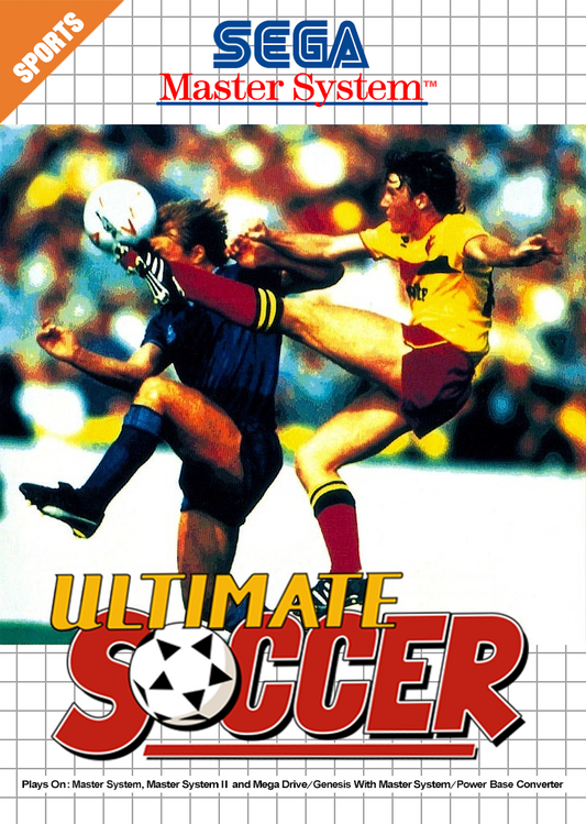 Ultimate Soccer Sega Master System Print Poster