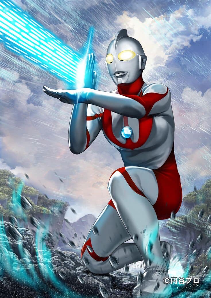 Ultraman Action Pose Print Poster
