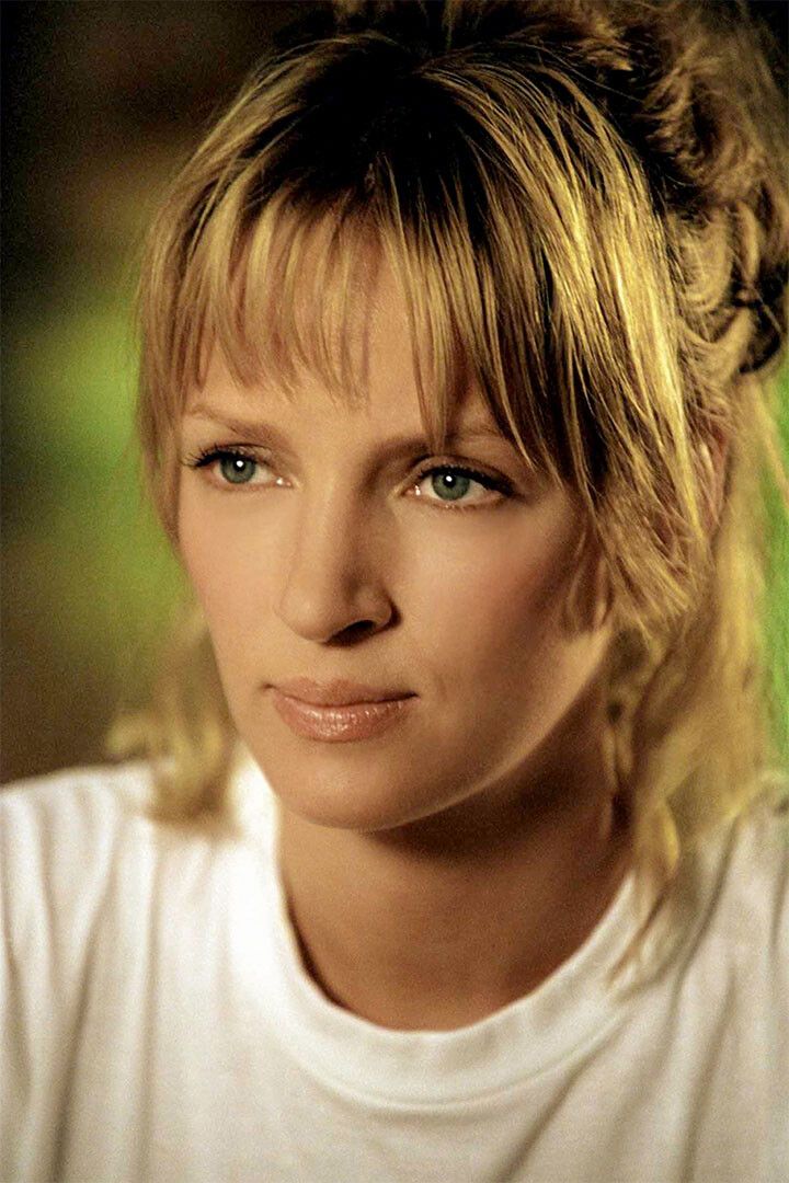 Uma Thurman Beauty Actress Print Painting Jigsaw Puzzle