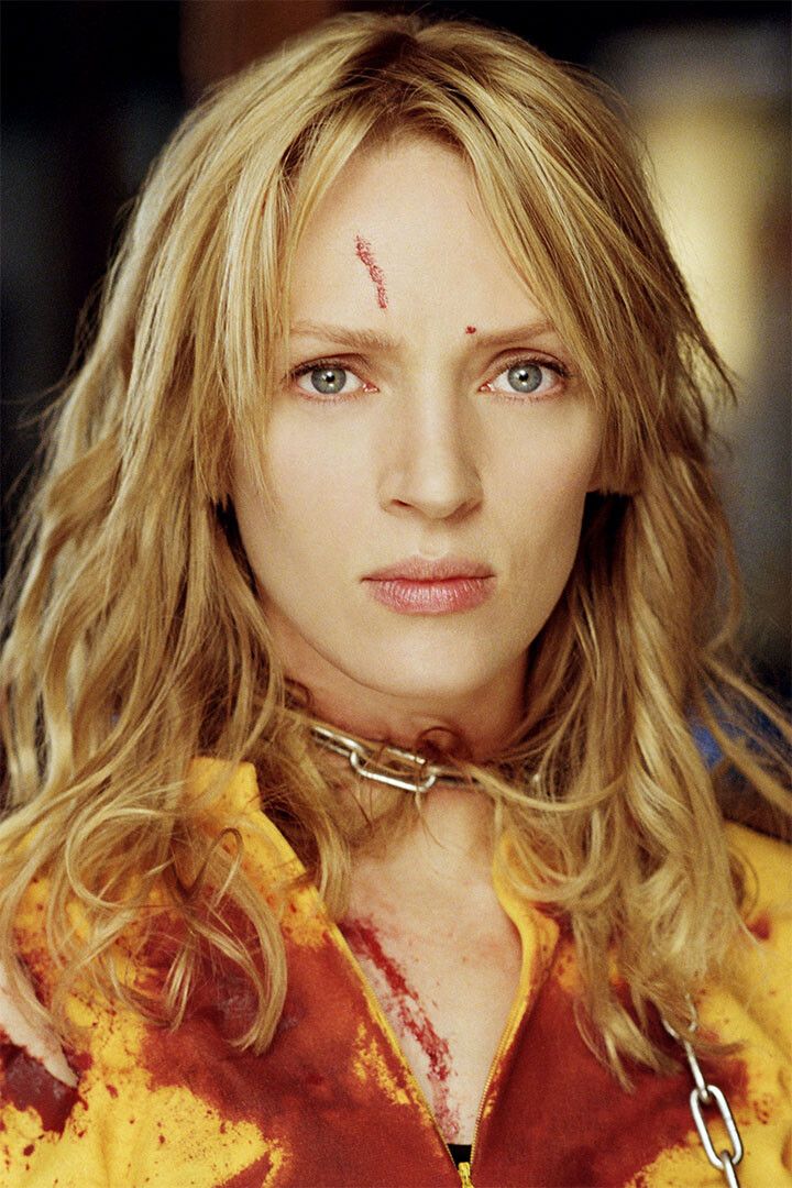 Uma Thurman Blood And Sword Actress Print Jigsaw Puzzle