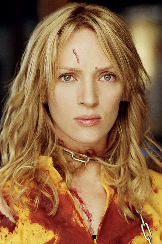 Uma Thurman Blood And Sword Actress Print Jigsaw Puzzle