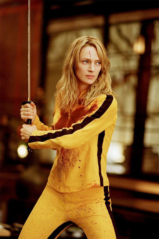 Uma Thurman Movie Actress Print Painting Jigsaw Puzzle