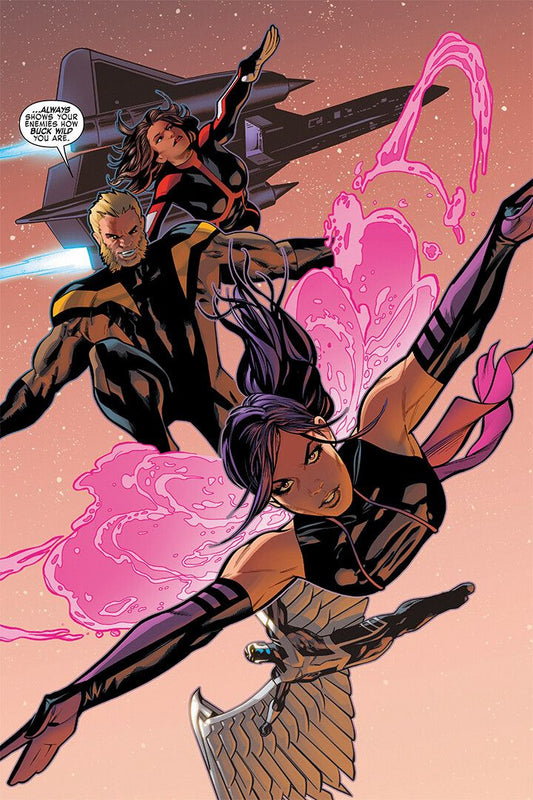 Uncanny Xmen Archangel Psylocke Decor Wall Art Jigsaw Puzzle