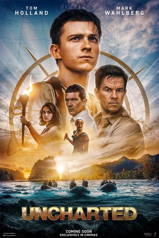 Uncharted Movie Excitement Adventure Action Print Wall Home Decor Jigsaw Puzzle