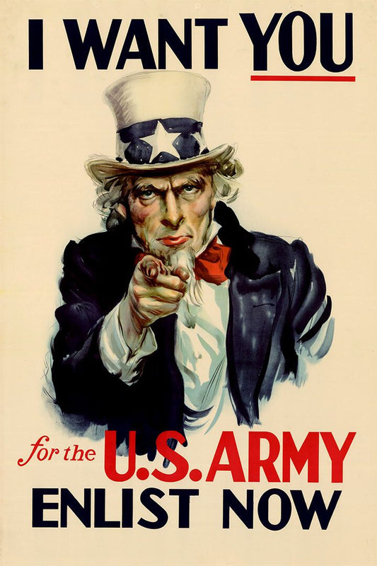 Uncle Sam Wants You Us Army Recruiting Print Wall Home Decor Jigsaw Puzzle
