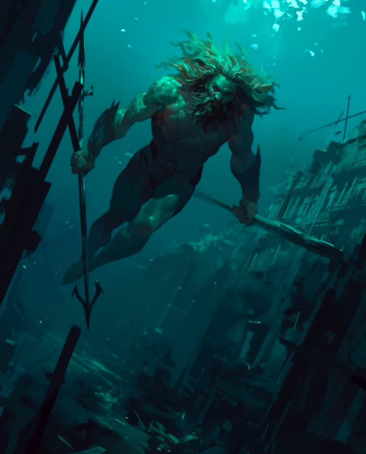 Underwater Hero Swimming Jigsaw Puzzle