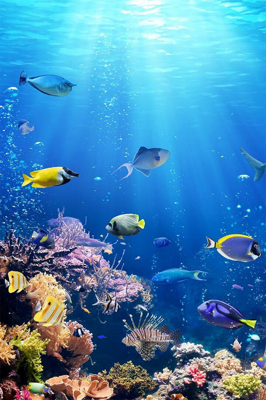 Underwater Sea Life Water Animals Print Jigsaw Puzzle
