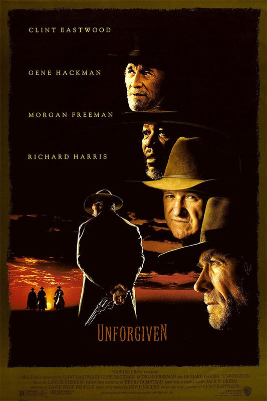 Unforgiven Movie Drama Western Adventure Print Jigsaw Puzzle