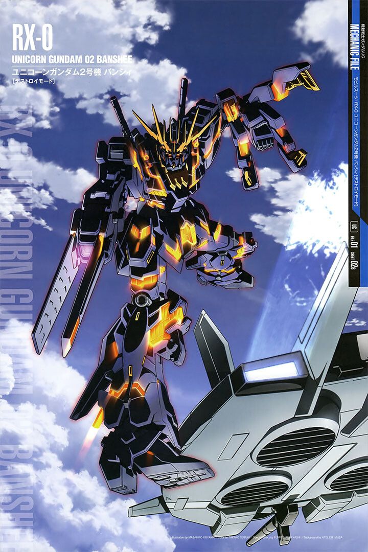 Unicorn Gundam Japanese Anime Gundam Mechanical Jigsaw Puzzle