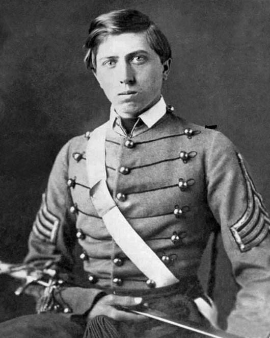 Union Army Lt Colonel Alonzo Cushing Glossy Keychain Civil War Print Officer