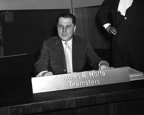 Union Labor Leader Jimmy Hoffa Glossy Magnet Criminal Magnet