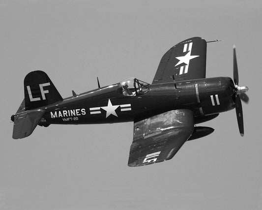 United States Navy Military Fighter F4U Corsair Plane Poster Photo