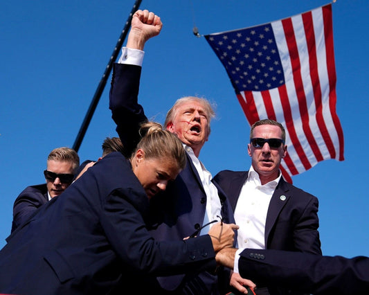 United States President Donald Trump After Shooting Magnet Magnet