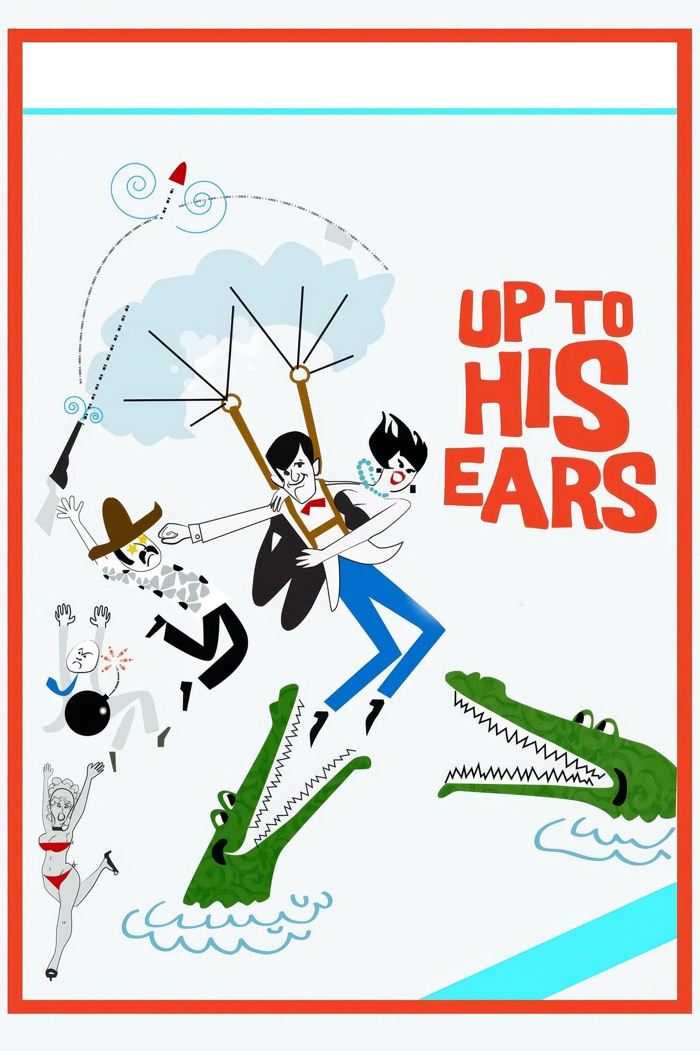 Up To His Ears (1965) Movie Magnet