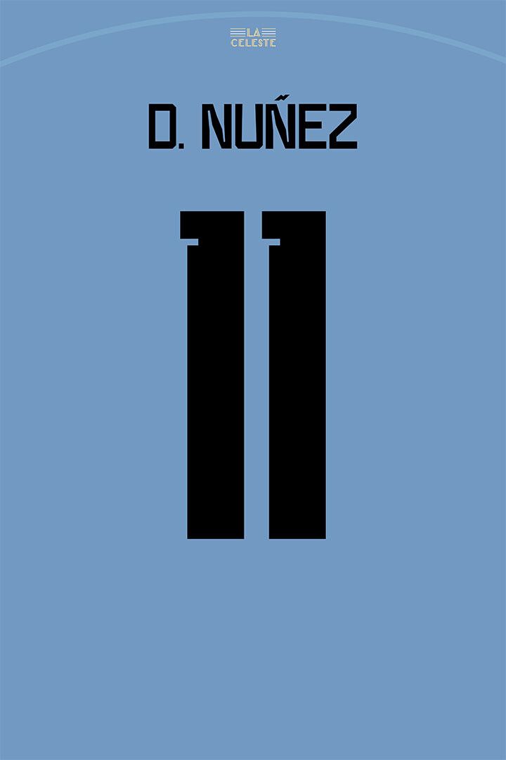 Uruguay #11 Darwin Nunez World Soccer Championship Wall Decor Jigsaw Puzzle