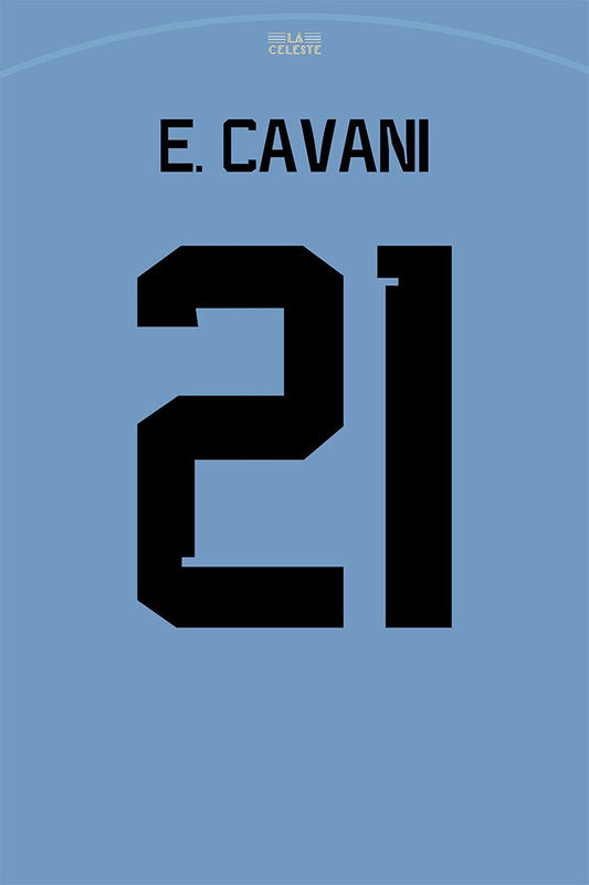 Uruguay #21 Edinson Cavani World Soccer Championship Wall Decor Jigsaw Puzzle