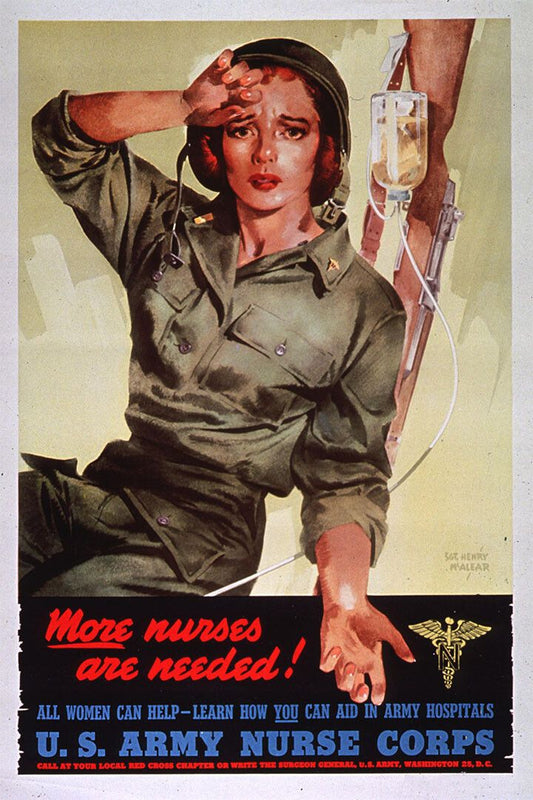 Us Army Nurse Corps World War 2 Vintage Style Jigsaw Puzzle