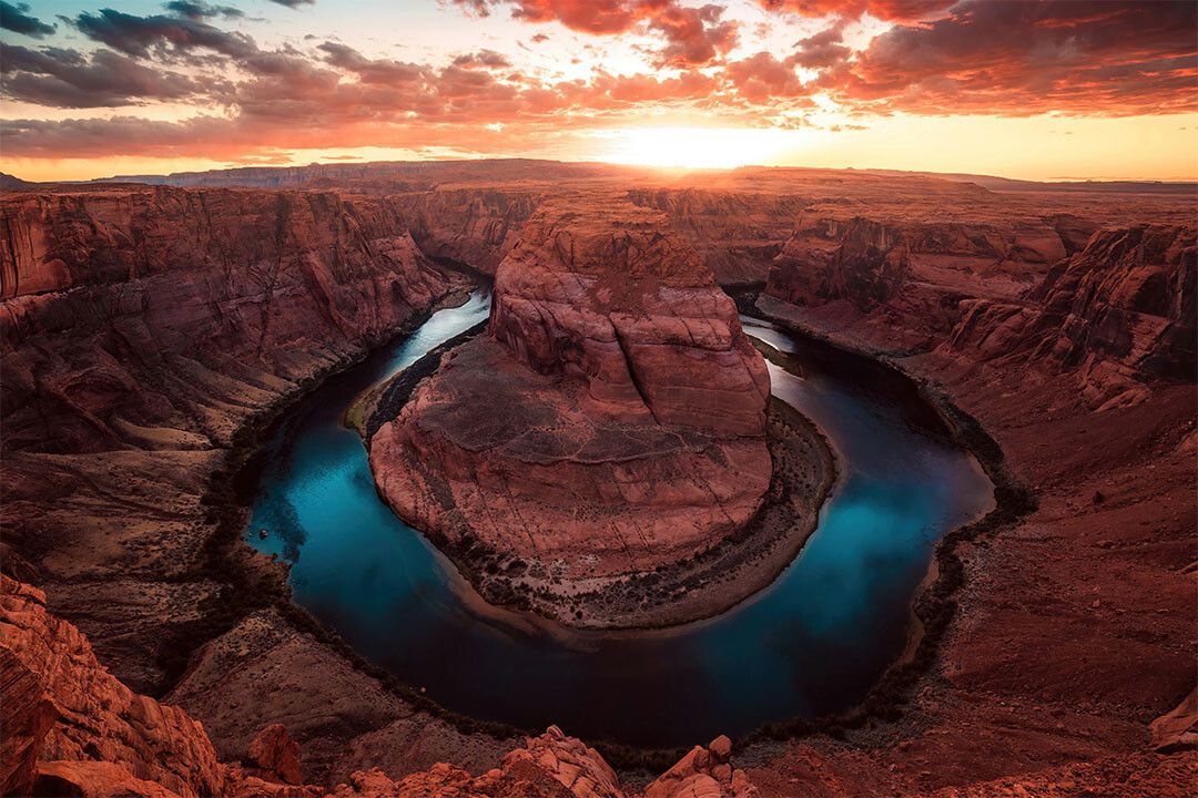 Usa Arizona Colorado River Landscape Print Jigsaw Puzzle