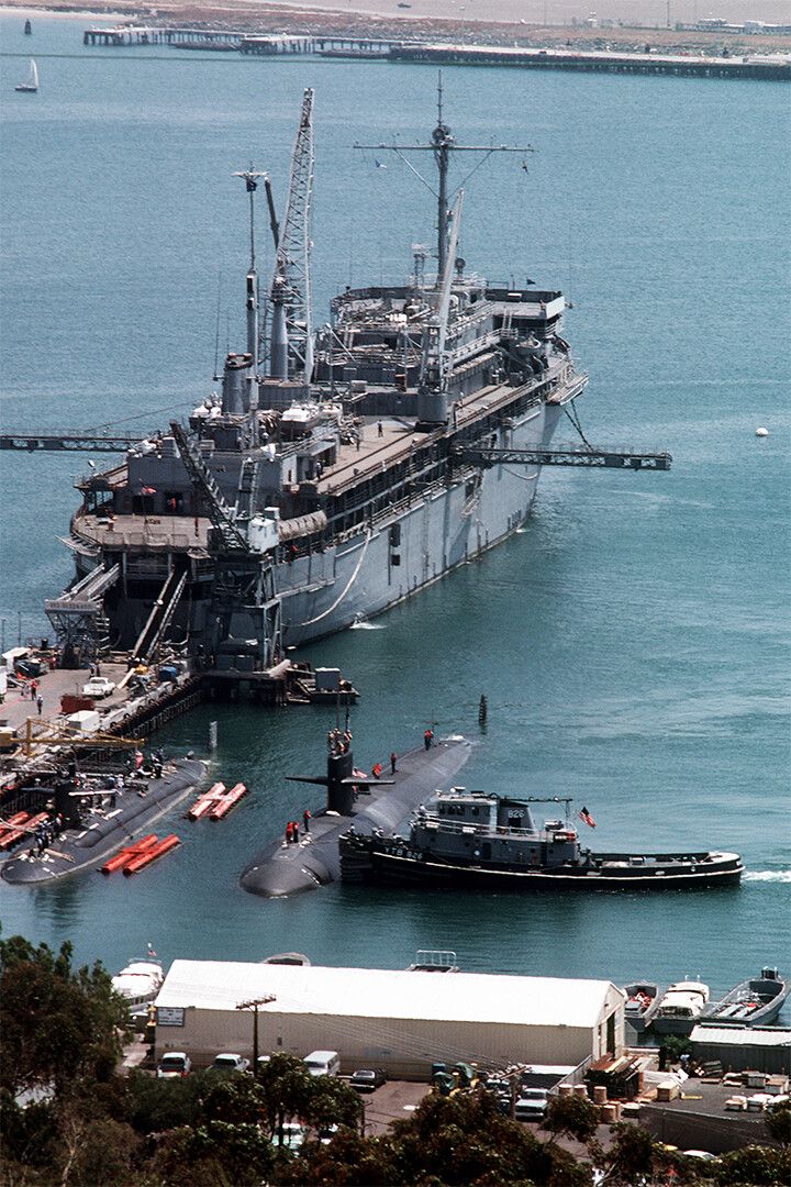 Uss La Jolla In Pacific Maritime Security Painting Print Jigsaw Puzzle