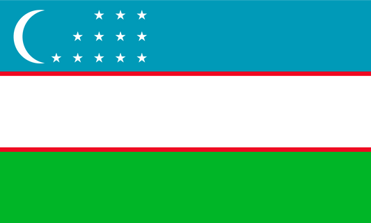 Uzbekistan Flag Jigsaw Puzzle