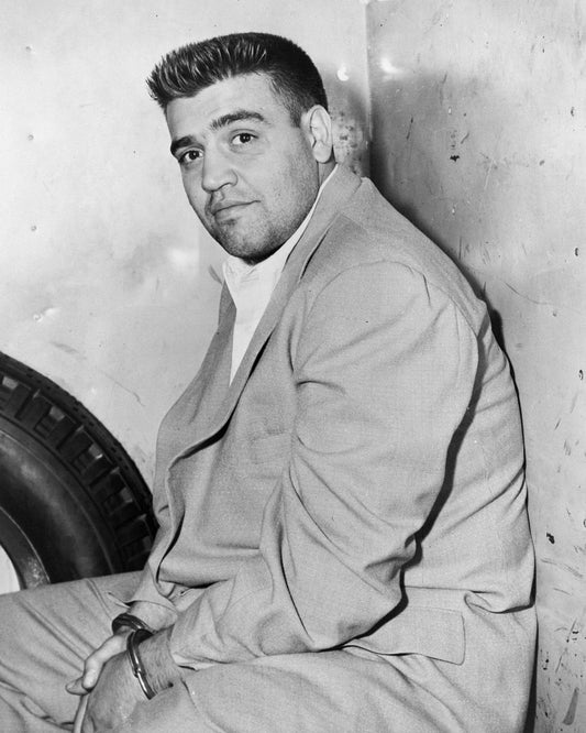 Vincent Gigante Magnet Mafia Organized Crime Mobster Mob Picture In Cuffs