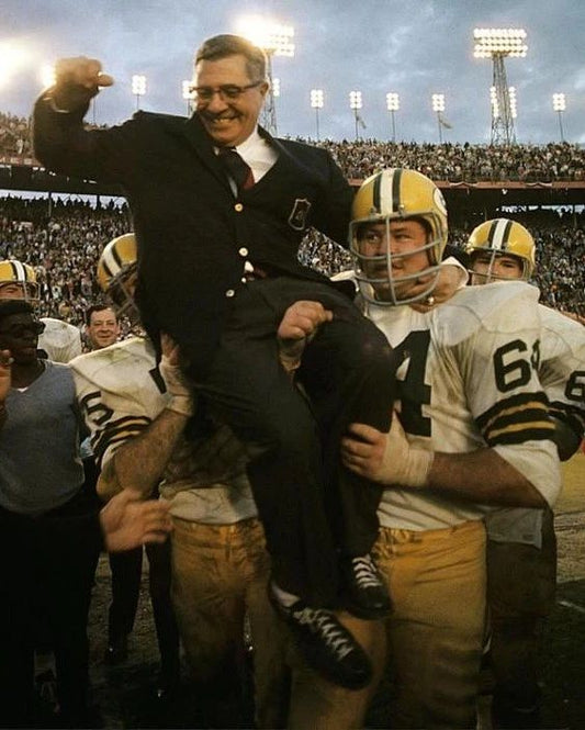Vince Lombardi Keychain Green Bay Packers Picture Nfl Football Carried Off