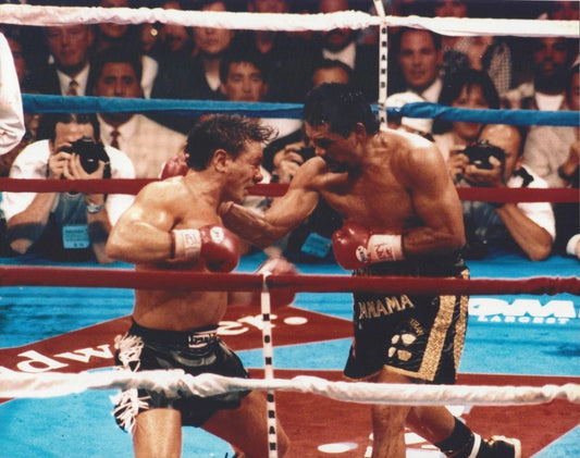 Vinny Pazienza Vs Roberto Duran Photo Boxing Picture