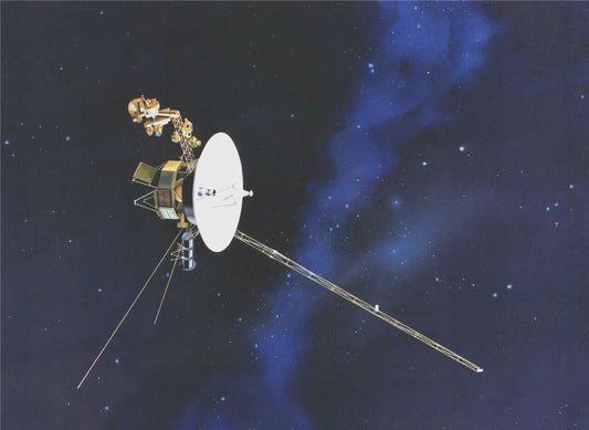 Voyager 1 Space Probe Nasa Outer Space Science Poster Photo